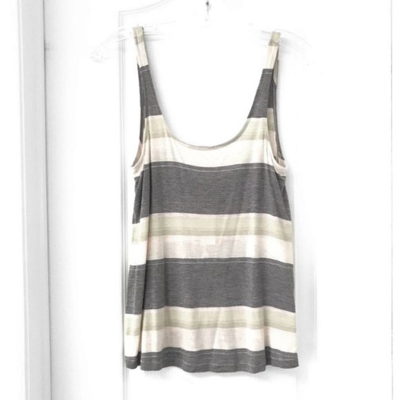 🎬✨ Wilfred Free - Andreea Striped Lightweight Tank Top - Picture 2 of 8